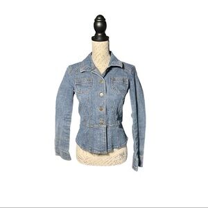 Ann Taylor Loft Vintage Denim Jacket Size 4